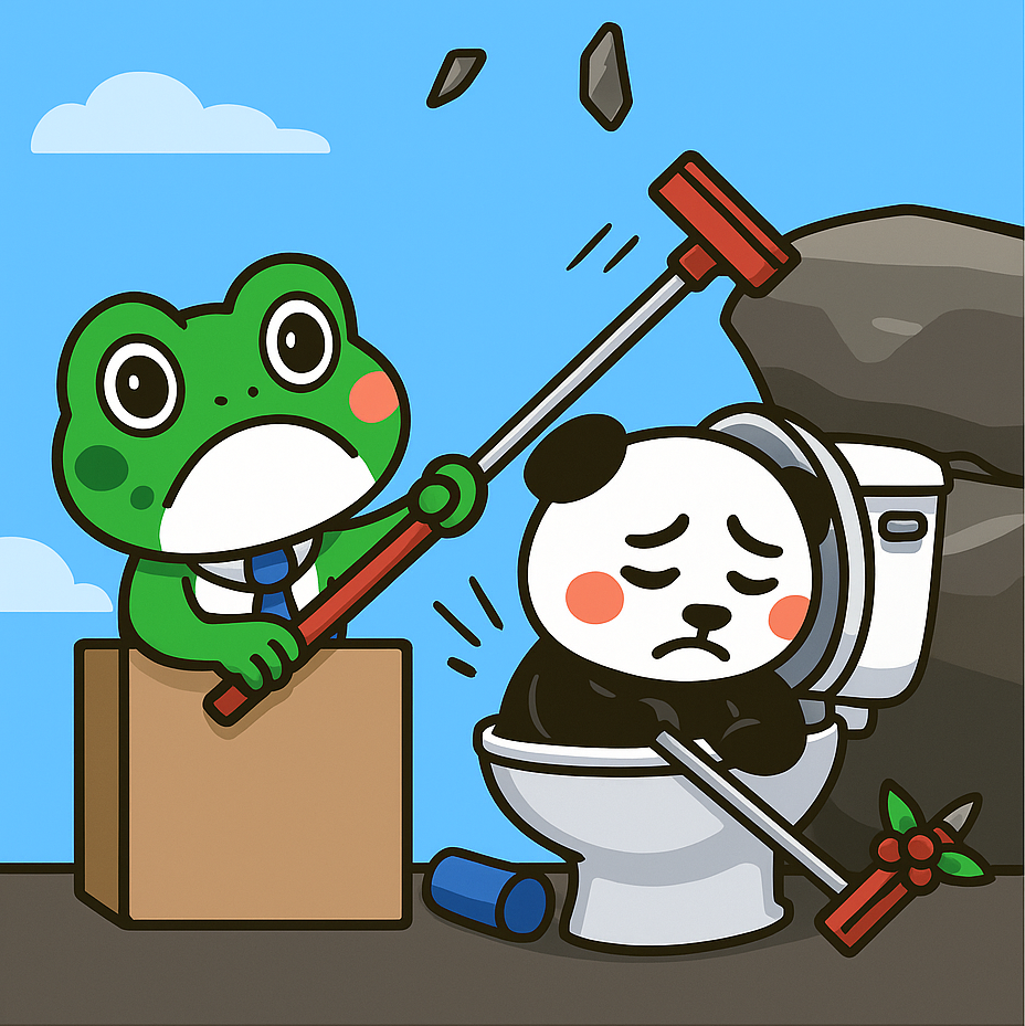 Getting Over It – Frog Edition
