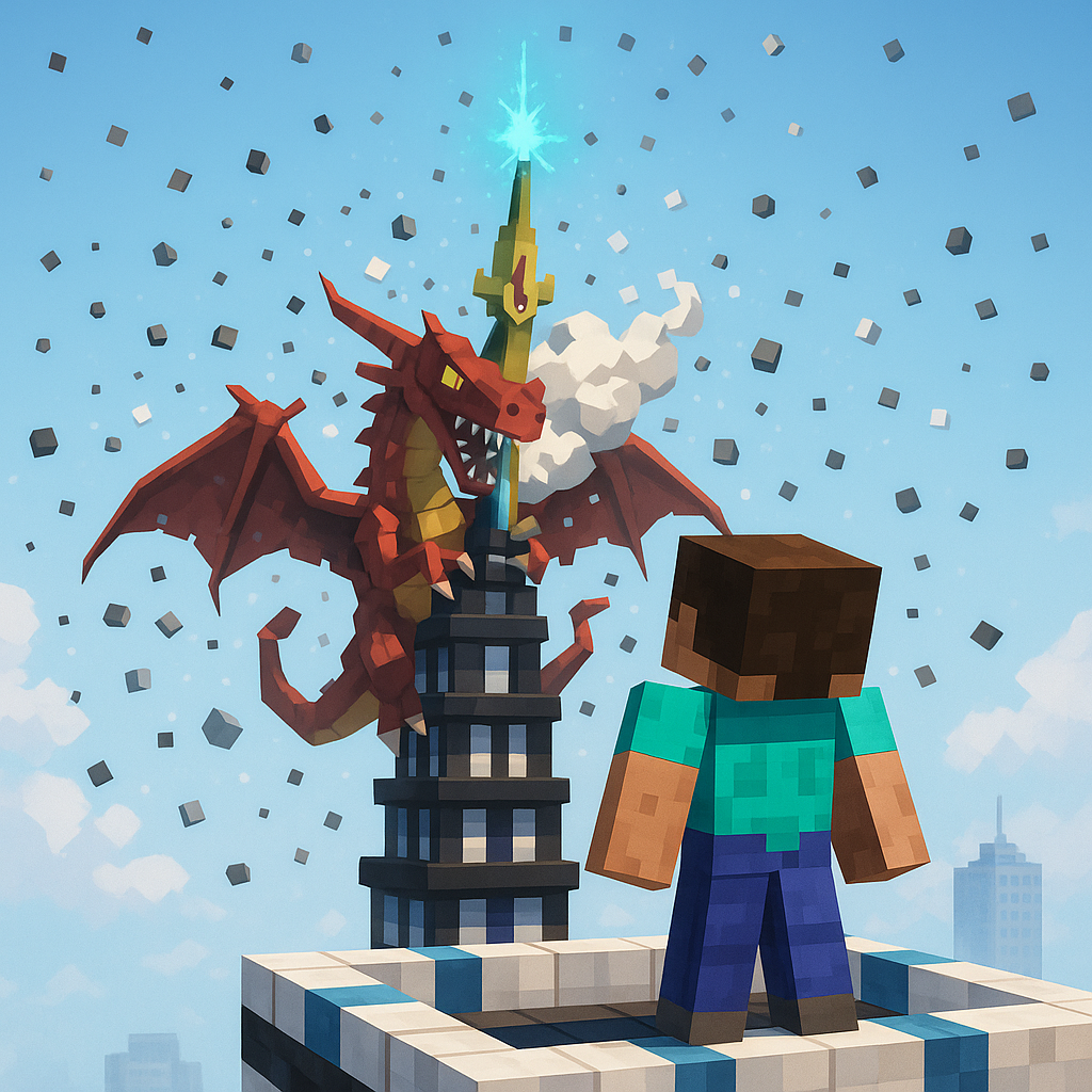 Minecraft - Build Tower 2